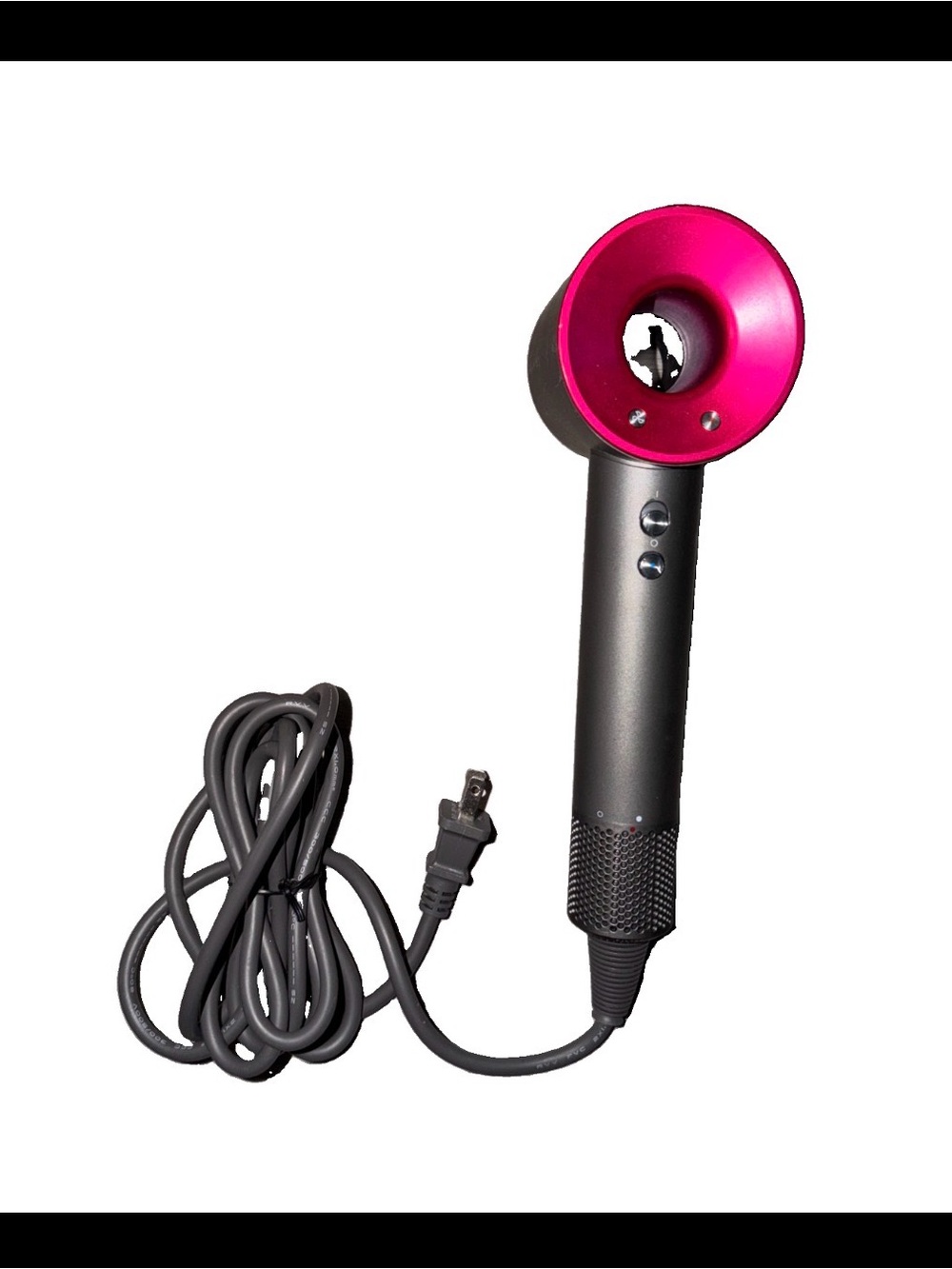 Dyson Supersonic Hair Dryer - Iron Fuchsia USED TESTED AND WORKING!